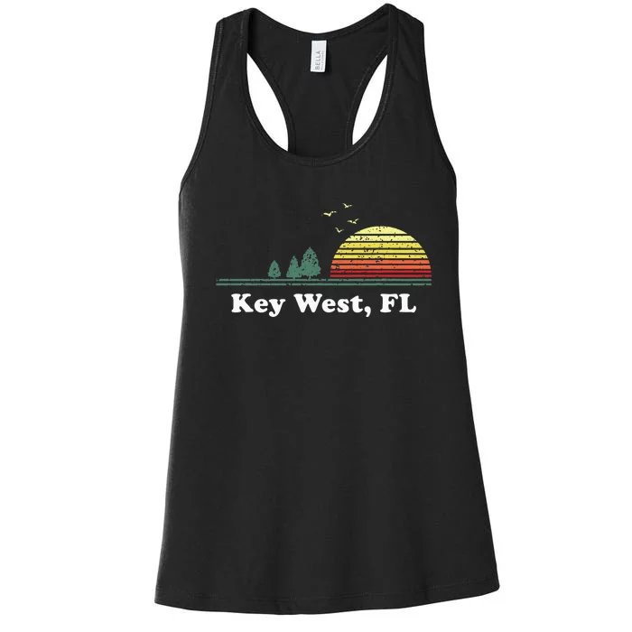 Key West Florida Home Souvenir Print Women's Racerback Tank