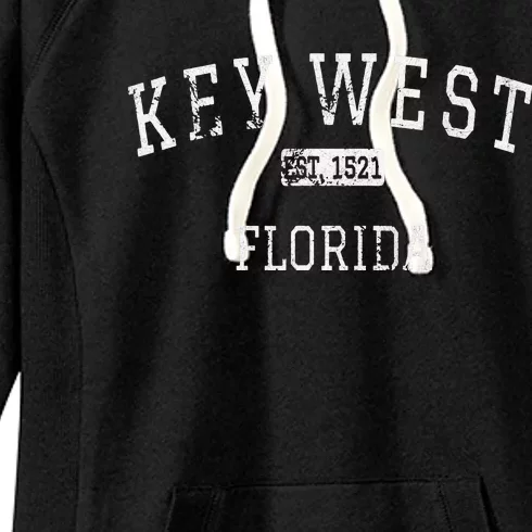 Key West Florida FL Vintage Women's Fleece Hoodie