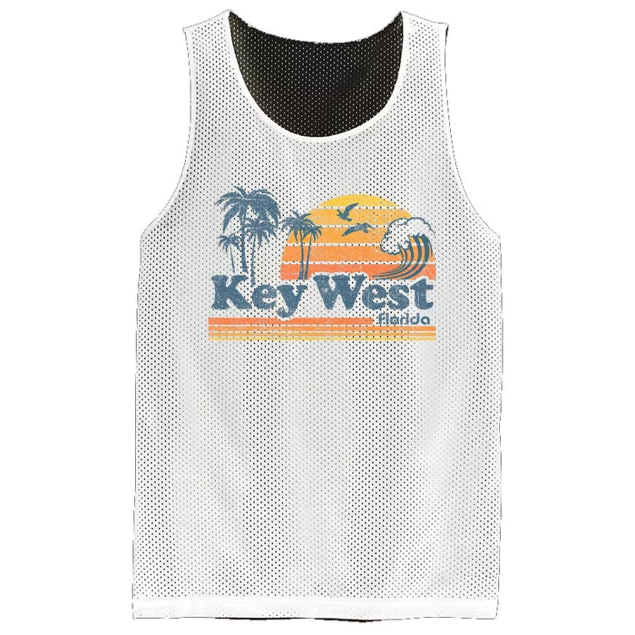 Key West Florida Beach Vintage Spring Break Vacation Mesh Reversible Basketball Jersey Tank