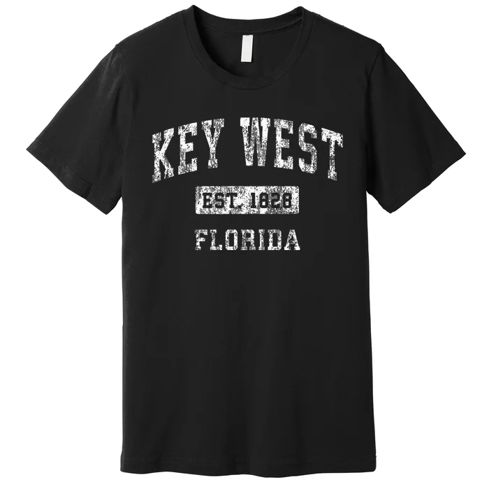 Key West Florida Fl Vintage Established Premium T-Shirt