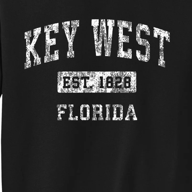 Key West Florida Fl Vintage Established Tall Sweatshirt