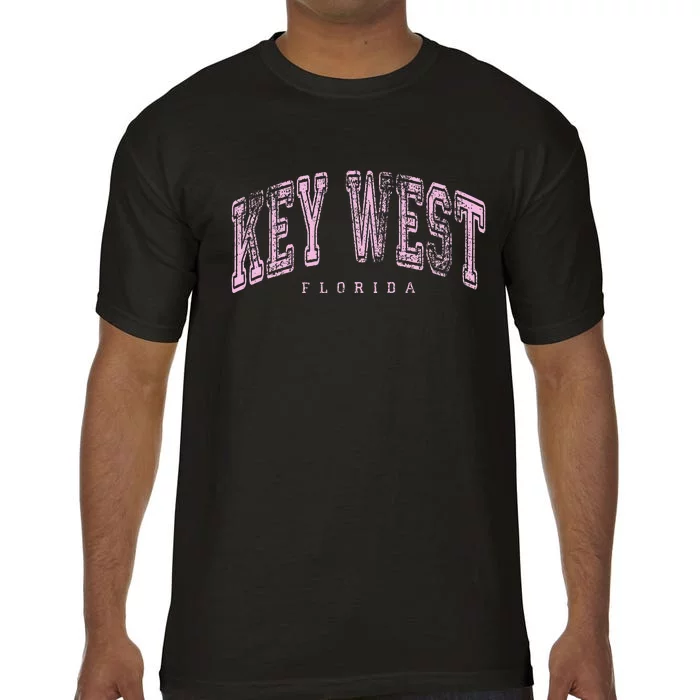 Key West Florida Keys Vintage Retro Us City State Travel Comfort Colors T-Shirt