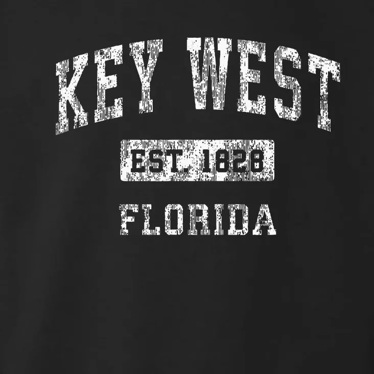 Key West Florida FL Vintage Established Sports Design Toddler Hoodie