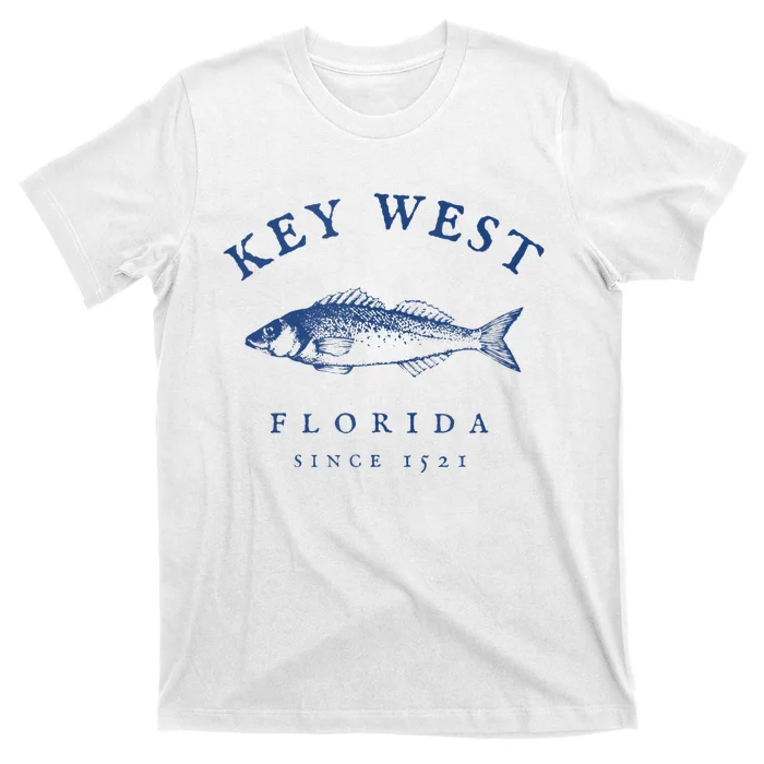 Key West Florida Vintage Fishing T-Shirt