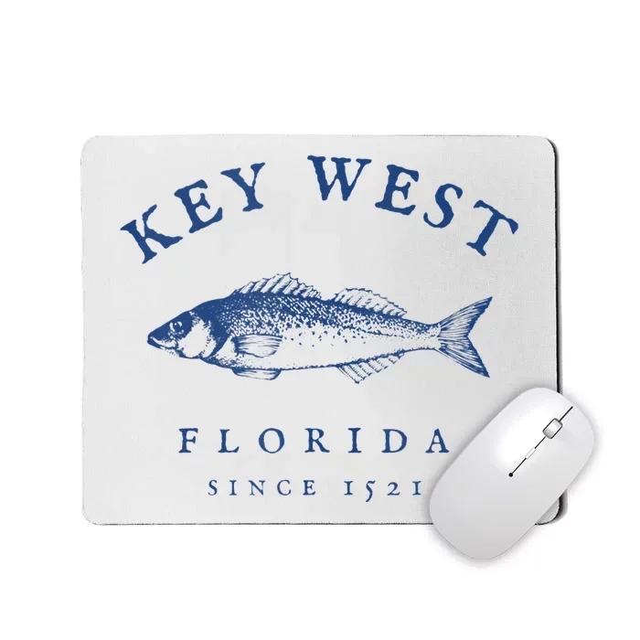 Key West Florida Vintage Fishing Mousepad