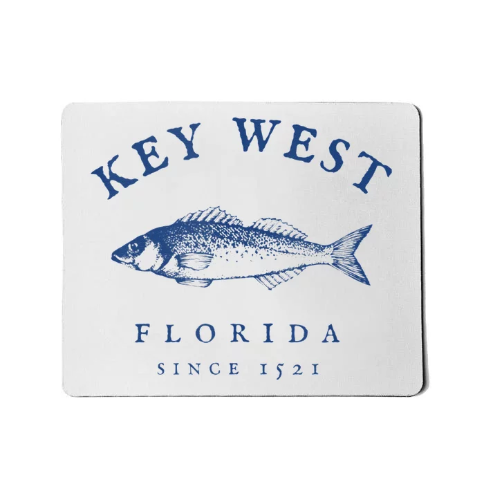 Key West Florida Vintage Fishing Mousepad