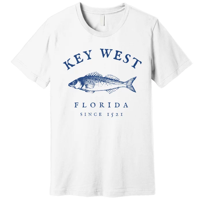 Key West Florida Vintage Fishing Premium T-Shirt