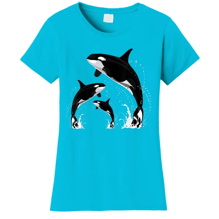 Killer Whale Gifts Shirt. Jumping Orca Killer Whales Killer Women's T-Shirt