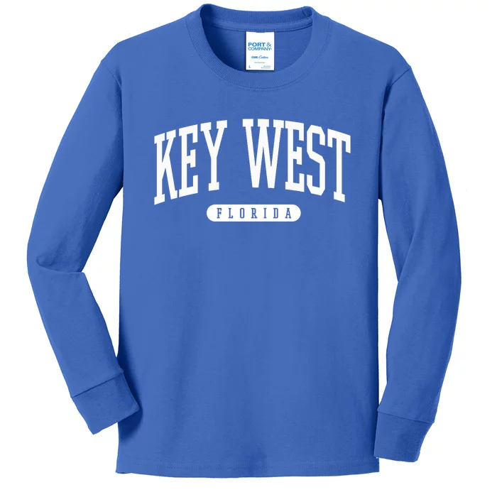 Key West Gift Meaningful Gift College University Style Usa Kids Long Sleeve Shirt