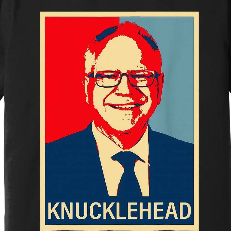 Knucklehead Waltz IM A Knucklehead At Times Tim Walz Debate Premium T-Shirt