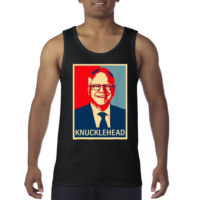 Knucklehead Waltz IM A Knucklehead At Times Tim Walz Debate Tank Top