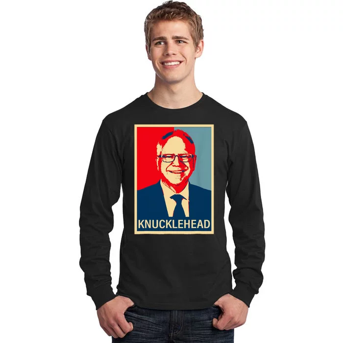 Knucklehead Waltz IM A Knucklehead At Times Tim Walz Debate Tall Long Sleeve T-Shirt