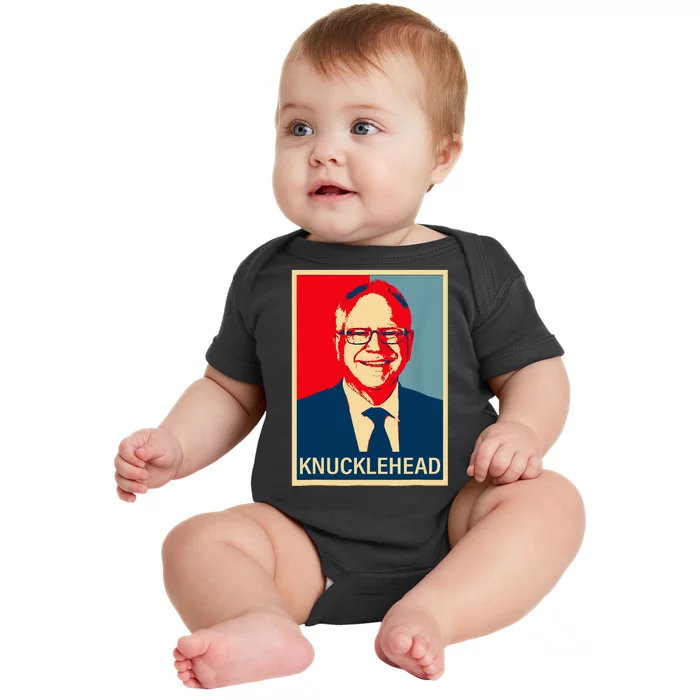 Knucklehead Waltz IM A Knucklehead At Times Tim Walz Debate Baby Bodysuit