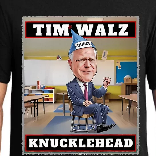 Knucklehead Waltz IM A Knucklehead At Times Tim Walz Debate Pajama Set