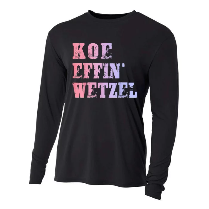 Koe Wetzel Koe Effin Wetzel Koe Wetzel Concert Cooling Performance Long Sleeve Crew