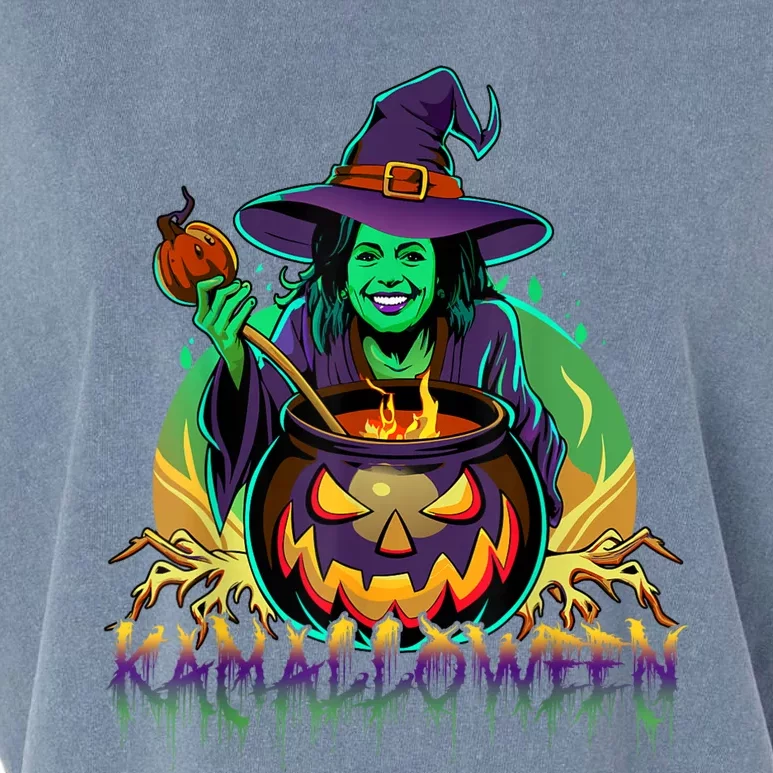 Kamalloween Witch Kamala Harris Halloween Usa Election 2024 Garment-Dyed Women's Muscle Tee