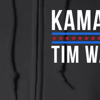 Kamala Walz Full Zip Hoodie