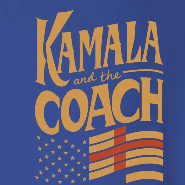 Kamala Walz Kamala And The Coach Great Gift Toddler Long Sleeve Shirt