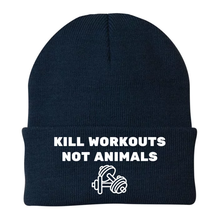 Kill Workouts Not Animals Vegan Muscle Knit Cap Winter Beanie