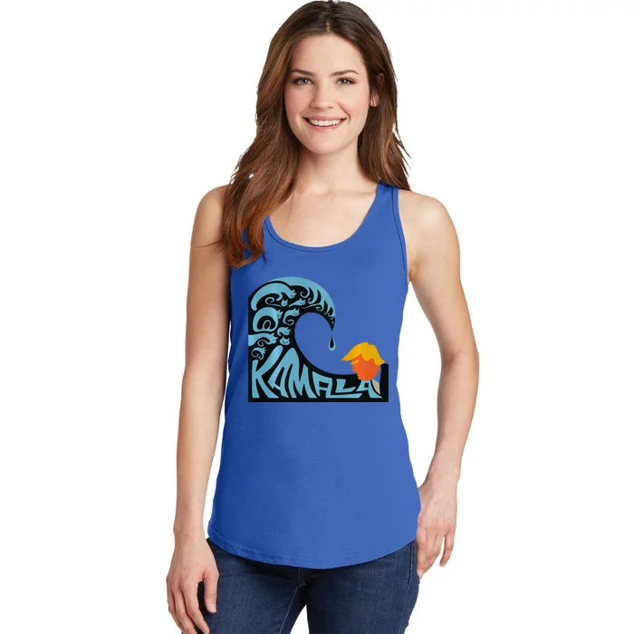 KamalaS Wave Of Hope Overtakes TrumpS Fear Ladies Essential Tank