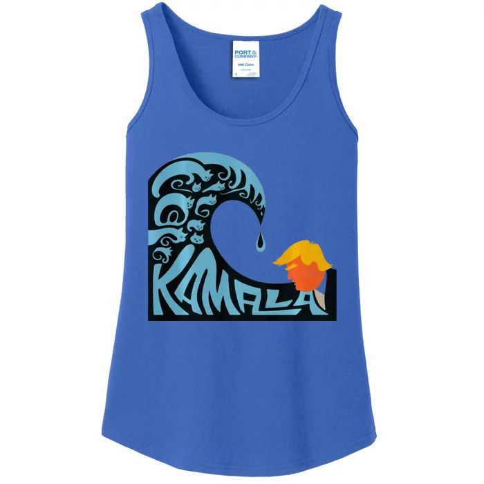 KamalaS Wave Of Hope Overtakes TrumpS Fear Ladies Essential Tank