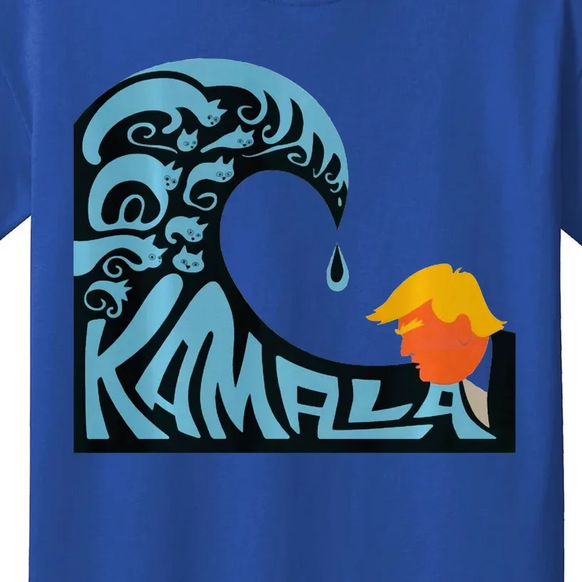 KamalaS Wave Of Hope Overtakes TrumpS Fear Kids T-Shirt