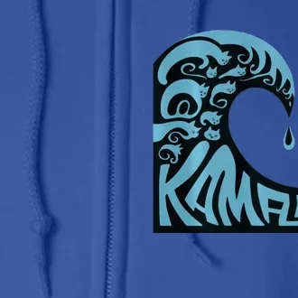 KamalaS Wave Of Hope Overtakes TrumpS Fear Full Zip Hoodie