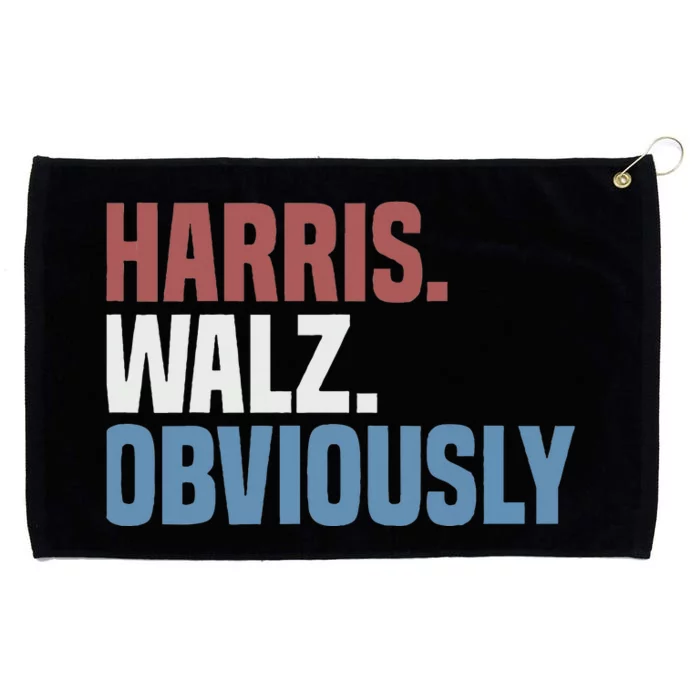 Kamala Walz Obviously 2024 Harris Waltz 2024 Election Grommeted Golf Towel