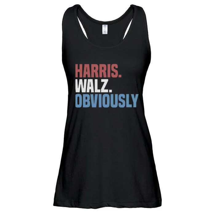 Kamala Walz Obviously 2024 Harris Waltz 2024 Election Ladies Essential Flowy Tank