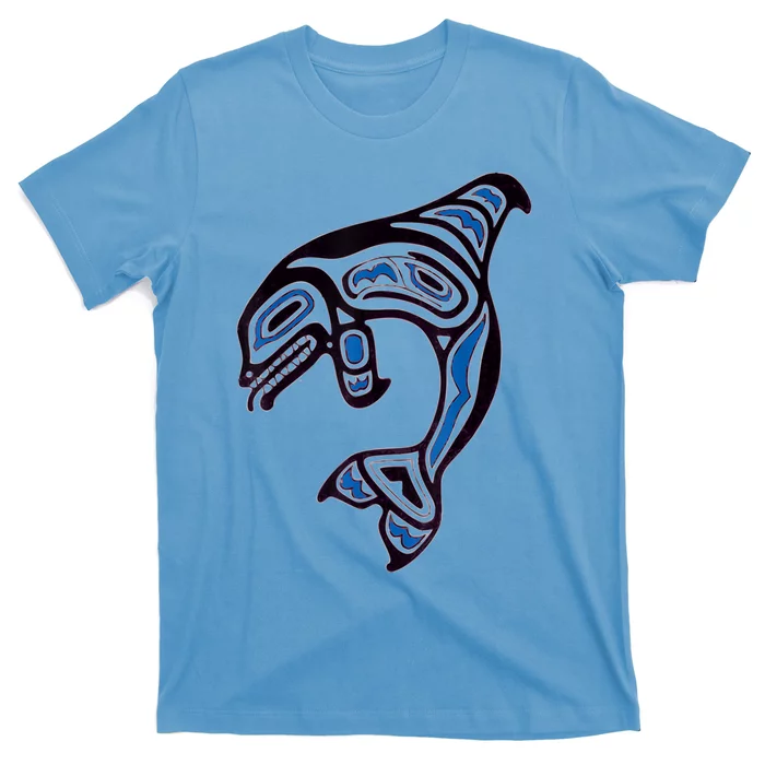Killer Whale Orca Pacific NW Native American Indian T-Shirt 