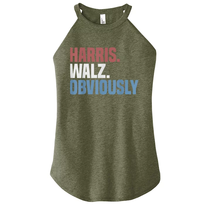 Kamala Walz Obviously 2024 Harris Waltz 2024 Election Women’s Perfect Tri Rocker Tank