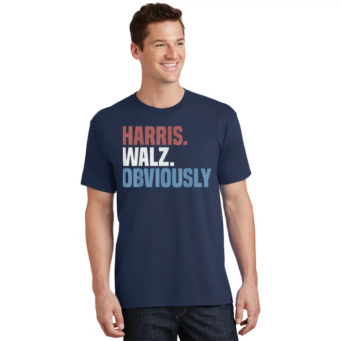 Kamala Walz Obviously 2024 Harris Waltz 2024 Election T-Shirt