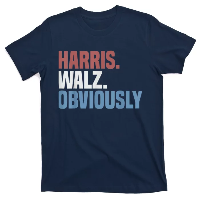 Kamala Walz Obviously 2024 Harris Waltz 2024 Election T-Shirt