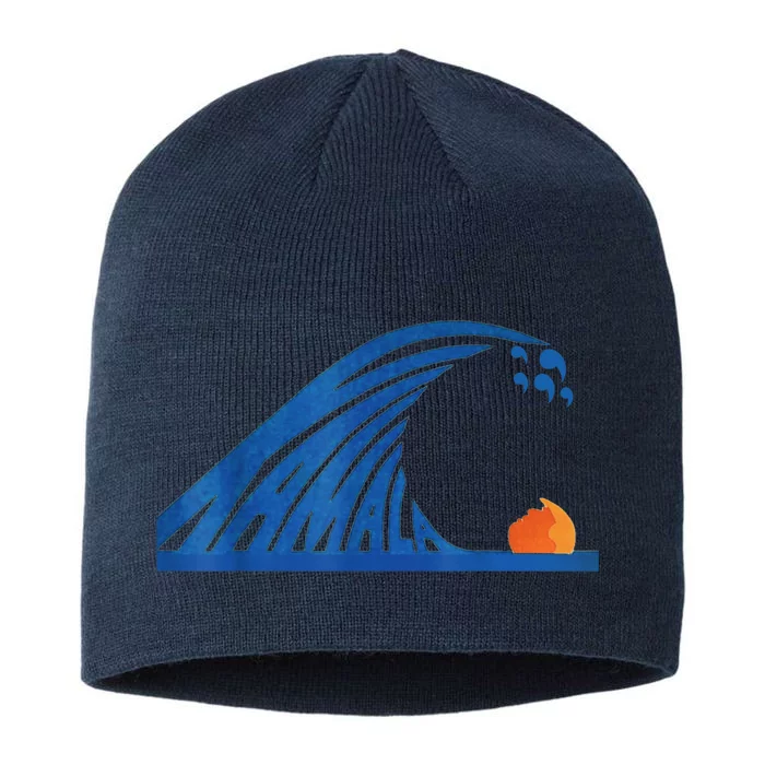 Gary Taxali Kamala Wave 8 1/2in Sustainable Knit Beanie