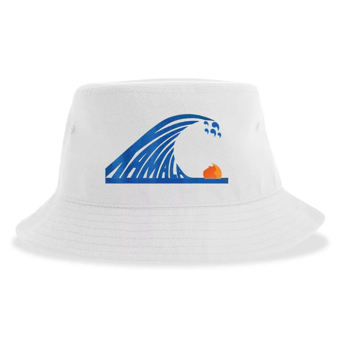 Gary Taxali Kamala Wave Sustainable Bucket Hat