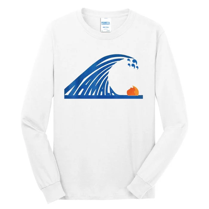 Gary Taxali Kamala Wave Tall Long Sleeve T-Shirt