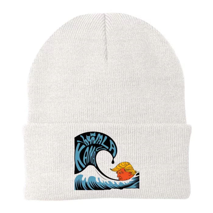 Gary Taxali Kamala Wave Knit Cap Winter Beanie