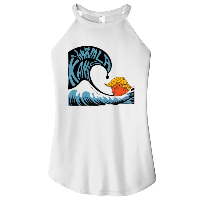 Gary Taxali Kamala Wave Women’s Perfect Tri Rocker Tank