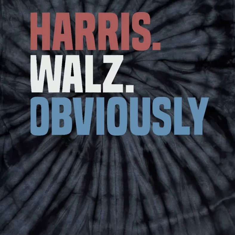 Kamala Walz Obviously 2024 Harris Waltz 2024 Election Tie-Dye T-Shirt