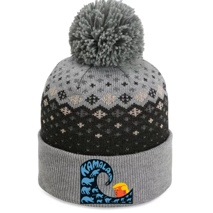 KamalaS Wave Of Blue Cats Overthrows Trump The Baniff Cuffed Pom Beanie