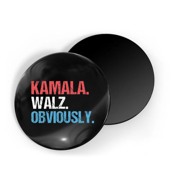 Kamala Walz Obviously For President Kamala Harris 2024 Magnet