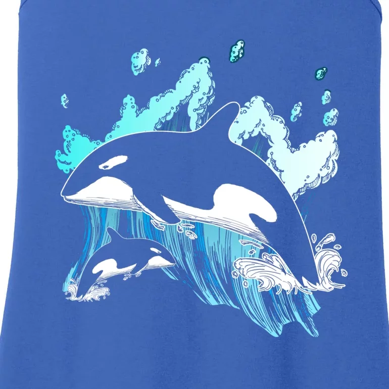 Killer Whale Ocean Lover Gift Idea Men Boys Kids Orca Great Gift Ladies Essential Tank