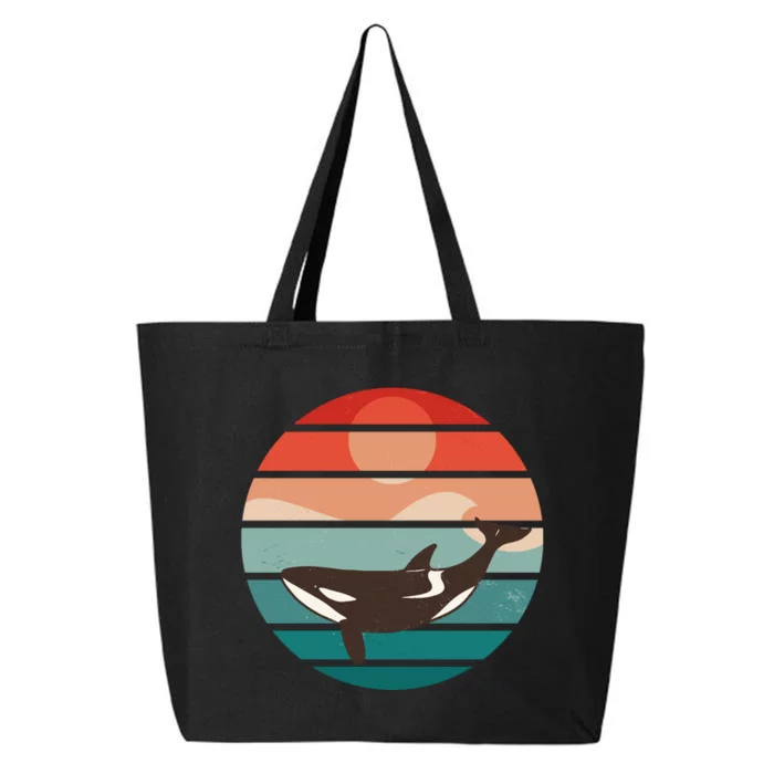 Killer Whale Retro Sunset 25L Jumbo Tote