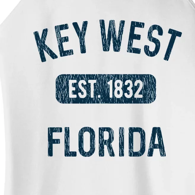 Key West Souvenirs Gift Florida Keys Fl Vintage Women’s Perfect Tri Rocker Tank