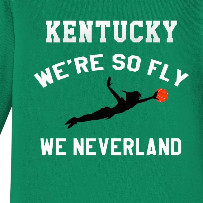 Kentucky WeRe So Fly We Neverland Baby Long Sleeve Bodysuit