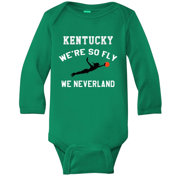 Kentucky WeRe So Fly We Neverland Baby Long Sleeve Bodysuit