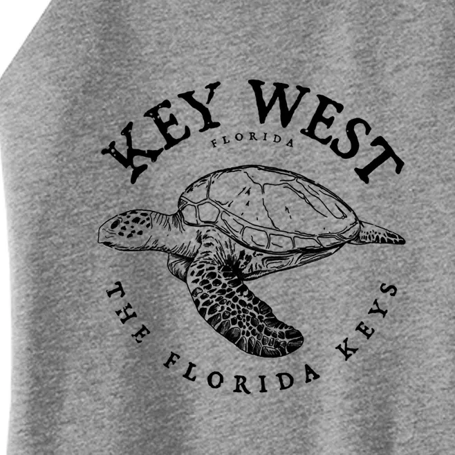 Key West Turtle Florida Keys Scuba Fishing Diving Tee Women’s Perfect Tri Rocker Tank