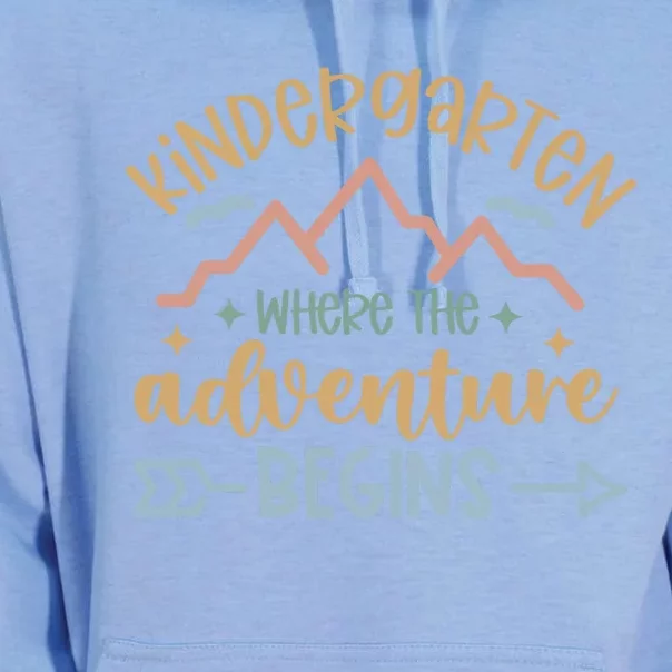 Kindergarten Where The Adventure Begins Unisex Surf Hoodie