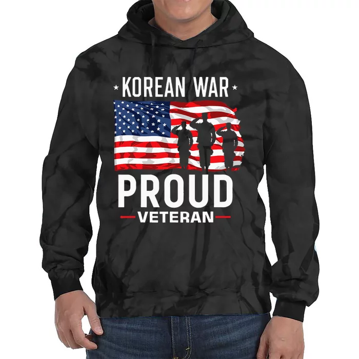 Korean War Veteran Tie Dye Hoodie