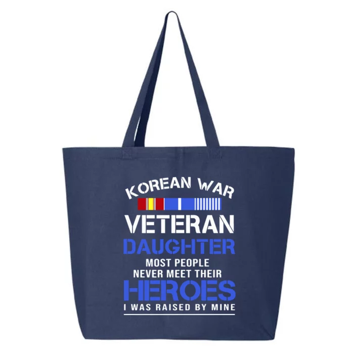 Korean War Veteran Daughter Gift For Daughter 25L Jumbo Tote